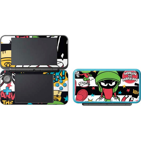 Looney Tunes Marvin the Martian Striped Patches Nintendo 2DS XL (2017) Skin