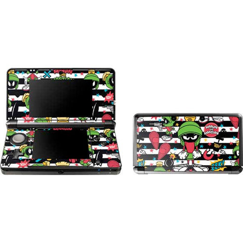 Looney Tunes Marvin the Martian Striped Patches 3DS (2011) Skin