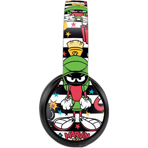 Looney Tunes Marvin the Martian Striped Patches Beats Solo Pro Skin