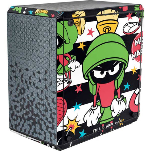 Looney Tunes Marvin the Martian Striped Patches Cooler Master MasterBox Q300L Mini Tower Skin