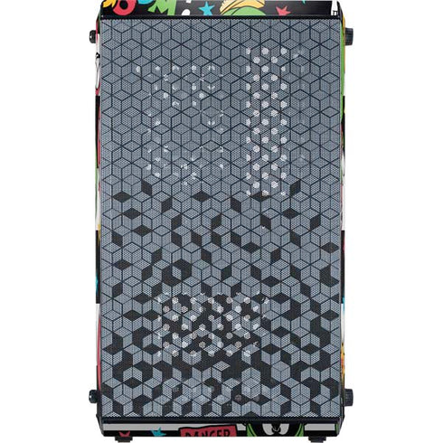 Looney Tunes Marvin the Martian Striped Patches Cooler Master MasterBox Q300L Mini Tower Skin
