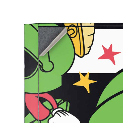 Looney Tunes Marvin the Martian Striped Patches Corsair 4000D Tempered Glass Mid-Tower ATX Case Skin