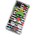 Looney Tunes Marvin the Martian Striped Patches Galaxy A12 Clear Case