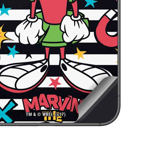 Looney Tunes Marvin the Martian Striped Patches Galaxy A14 5G Skin