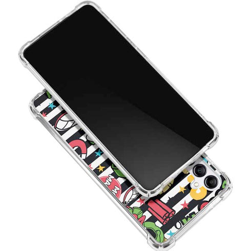 Looney Tunes Marvin the Martian Striped Patches Galaxy A15 5G Clear Case