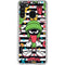 Looney Tunes Marvin the Martian Striped Patches Galaxy A21 Clear Case