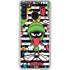 Looney Tunes Marvin the Martian Striped Patches Galaxy A21 Clear Case