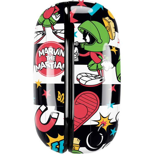 Looney Tunes Marvin the Martian Striped Patches Galaxy Buds Pro Skin