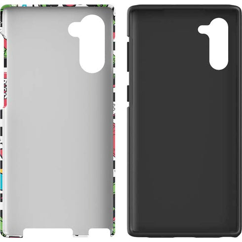 Looney Tunes Marvin the Martian Striped Patches Galaxy Note 10 Pro Case