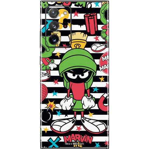 Looney Tunes Marvin the Martian Striped Patches Galaxy Note20 Ultra 5G Skin
