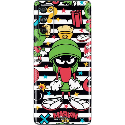 Looney Tunes Marvin the Martian Striped Patches Galaxy S20 Fan Edition Skin