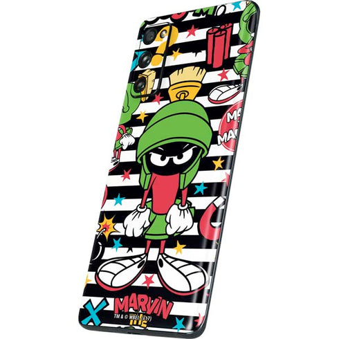 Looney Tunes Marvin the Martian Striped Patches Galaxy S20 Fan Edition Skin