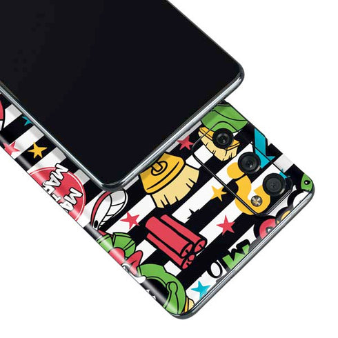 Looney Tunes Marvin the Martian Striped Patches Galaxy S20 Fan Edition Skin