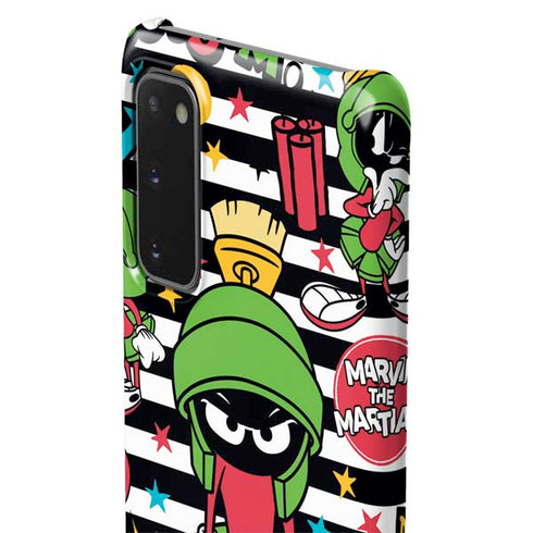 Looney Tunes Marvin the Martian Striped Patches Galaxy S20 Lite Case