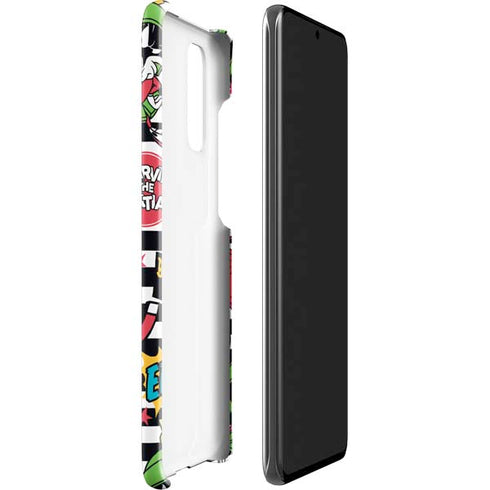 Looney Tunes Marvin the Martian Striped Patches Galaxy S20 Lite Case