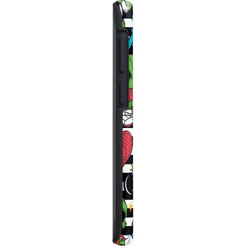 Looney Tunes Marvin the Martian Striped Patches Galaxy S20 Plus Pro Case