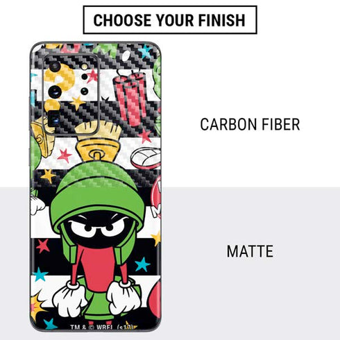 Looney Tunes Marvin the Martian Striped Patches Galaxy S20 Ultra 5G Skin