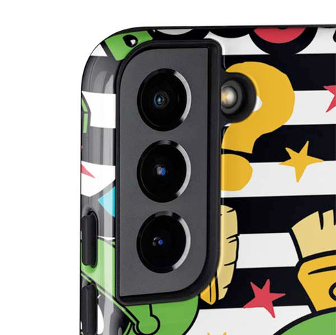 Looney Tunes Marvin the Martian Striped Patches Galaxy S22 Pro Case