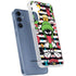 Looney Tunes Marvin the Martian Striped Patches Galaxy S24 Clear Case