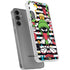 Looney Tunes Marvin the Martian Striped Patches Galaxy S24 Plus Clear Case