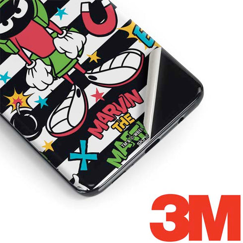 Looney Tunes Marvin the Martian Striped Patches Galaxy S9 Skin