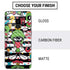 Looney Tunes Marvin the Martian Striped Patches Galaxy S9 Skin