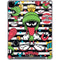 Looney Tunes Marvin the Martian Striped Patches iPad Pro 12.9in (2020) Clear Case