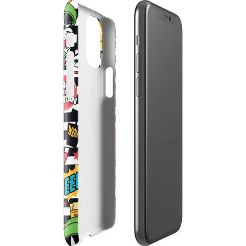 Looney Tunes Marvin the Martian Striped Patches iPhone 11 Pro Lite Case
