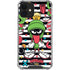 Looney Tunes Marvin the Martian Striped Patches iPhone 12 Clear Case
