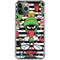 Looney Tunes Marvin the Martian Striped Patches iPhone 12 Pro Clear Case