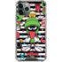 Looney Tunes Marvin the Martian Striped Patches iPhone 12 Pro Clear Case