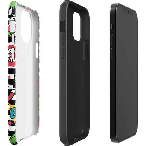 Looney Tunes Marvin the Martian Striped Patches iPhone 12 Pro Impact Case