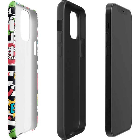 Looney Tunes Marvin the Martian Striped Patches iPhone 12 Pro Max Impact Case