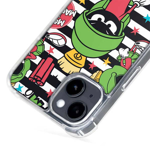 Looney Tunes Marvin the Martian Striped Patches iPhone 13 MagSafe Case