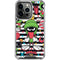Looney Tunes Marvin the Martian Striped Patches iPhone 14 Pro Clear Case