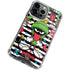 Looney Tunes Marvin the Martian Striped Patches iPhone 15 Pro Clear Case