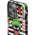 Looney Tunes Marvin the Martian Striped Patches iPhone 14 Pro Impact Case
