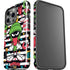Looney Tunes Marvin the Martian Striped Patches iPhone 14 Pro Impact Case
