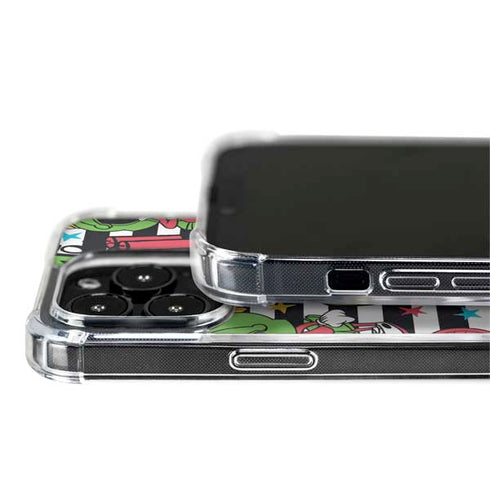 Looney Tunes Marvin the Martian Striped Patches iPhone 15 Pro Max MagSafe Case