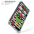 Looney Tunes Marvin the Martian Striped Patches iPhone 7/8 Plus Clear Case