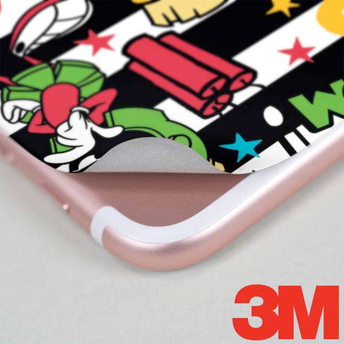 Looney Tunes Marvin the Martian Striped Patches iPhone 7 Skin