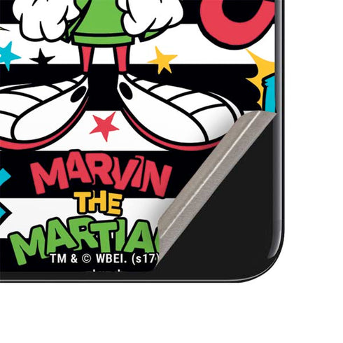 Looney Tunes Marvin the Martian Striped Patches iPhone SE (2nd & 3rd Gen) Skin
