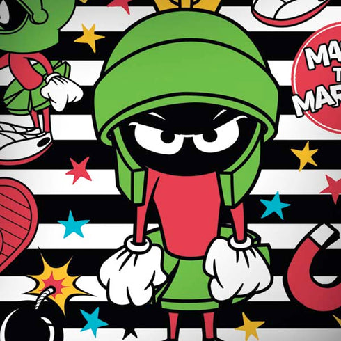 Looney Tunes Marvin the Martian Striped Patches iPhone X Skin