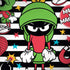 Looney Tunes Marvin the Martian Striped Patches iPhone X Skin