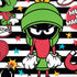 Looney Tunes Marvin the Martian Striped Patches iPhone XS Skin