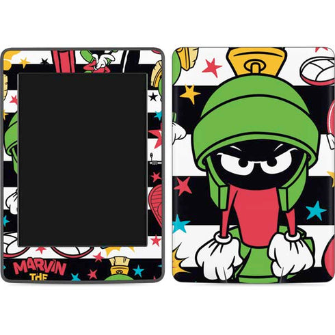Looney Tunes Marvin the Martian Striped Patches Amazon Kindle Skin