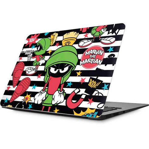 Looney Tunes Marvin the Martian Striped Patches Apple MacBook Skin