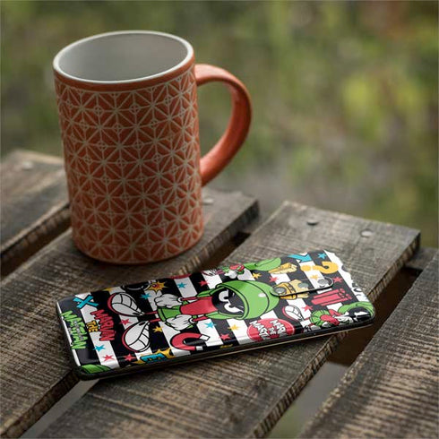 Looney Tunes Marvin the Martian Striped Patches OnePlus 7 Pro Skin