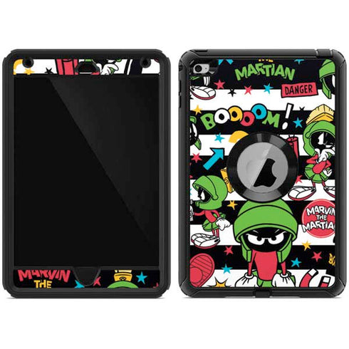 Looney Tunes Marvin the Martian Striped Patches Otterbox Defender iPad Skin