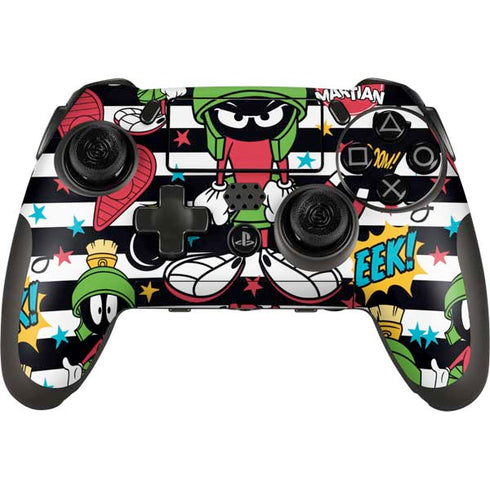 Looney Tunes Marvin the Martian Striped Patches PlayStation Scuf Vantage 2 Controller Skin